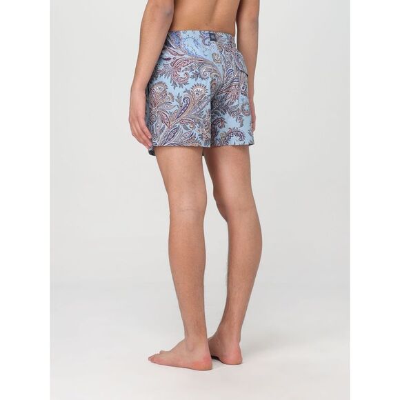 Etro Swimsuit Men Gnawed Blue - Picture 2 of 4